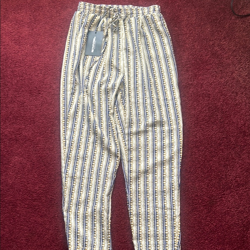 New! Elastic Waist Design pants